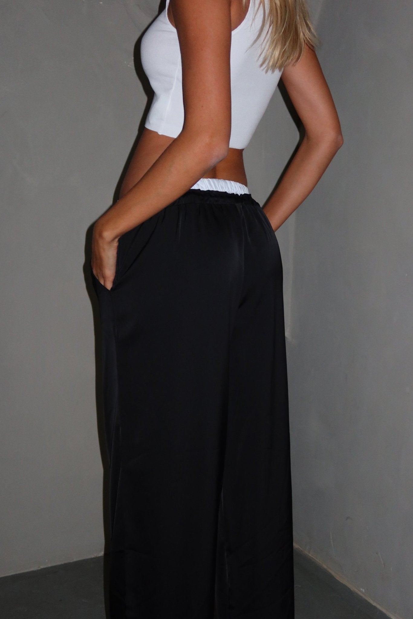 SATEN PANTS