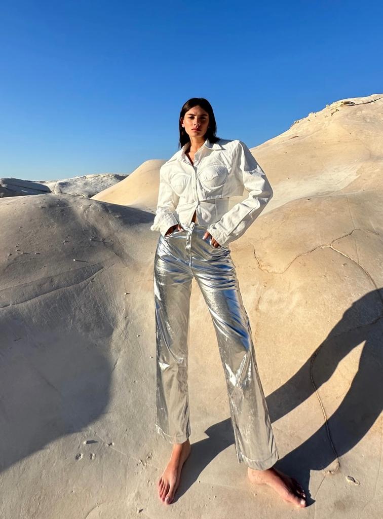 SILVER PANTS