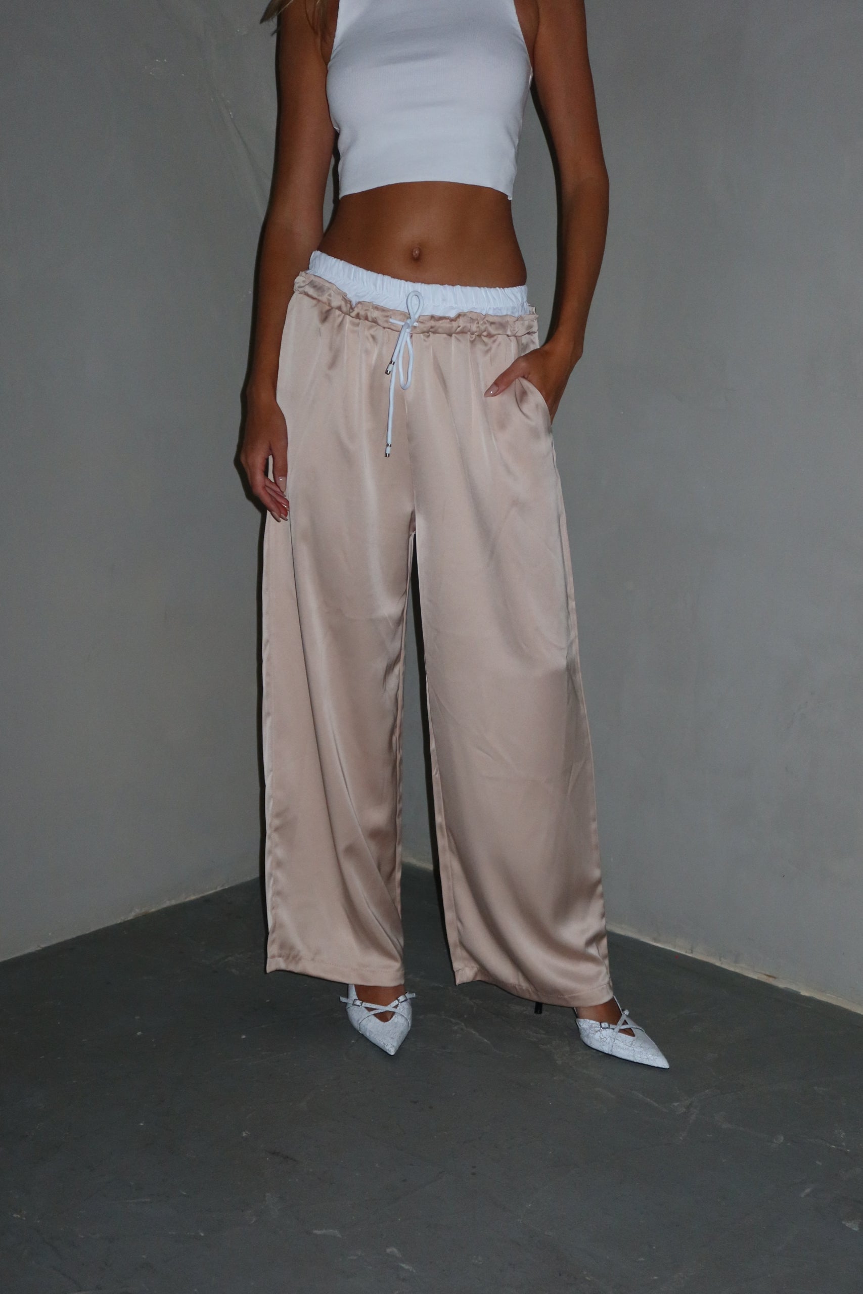 SATEN PANTS